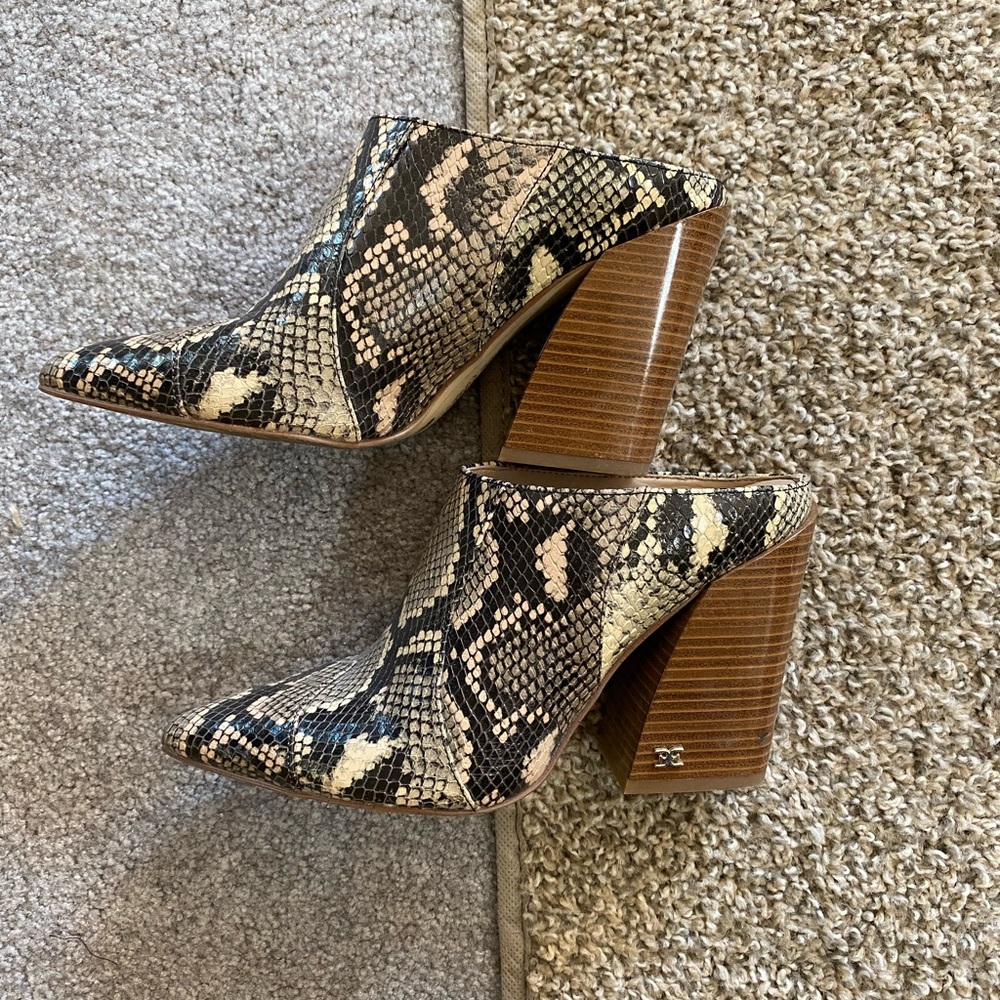 Chunky Snake Mules - Sam Edelman